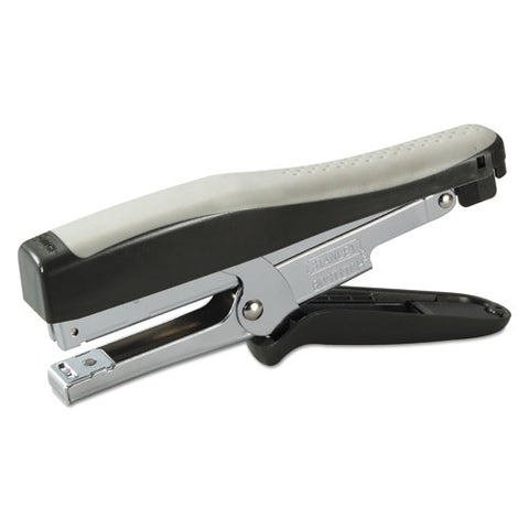 Standard Plier Stapler, 20-sheet Capacity, 0.25" Staples, 2.5" Throat, Black-gray