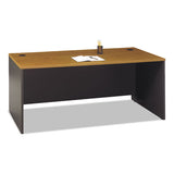 Series C Collection Desk Shell, 71.13" X 29.38" X 29.88", Natural Cherry-graphite Gray