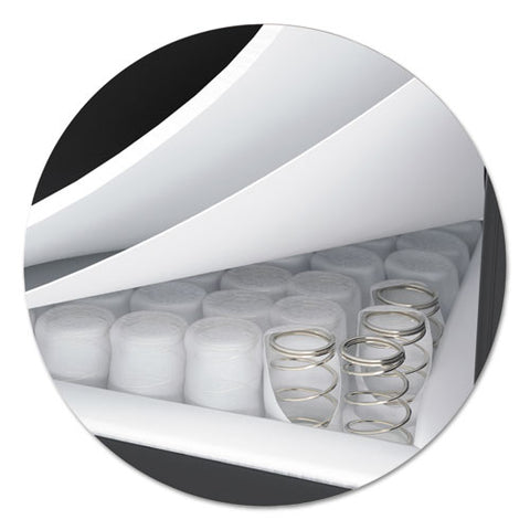 Hvl402 Series Executive High-back Chair, Supports Up To 250 Lbs., Black Seat-black Back, Iron Gray Base