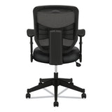 Vl531 Mesh High-back Task Chair With Adjustable Arms, Supports Up To 250 Lbs., Black Seat-black Back, Black Base