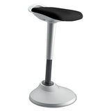 Perch Series, Black-black, Silver Base