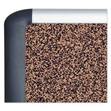Tech Cork Board, 24x36, Silver-black Frame