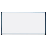 Porcelain Magnetic Dry Erase Board, 48x96, White-silver