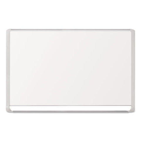 Lacquered Steel Magnetic Dry Erase Board, 48 X 72, Silver-white