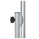 Magnetic Reversible Mobile Easel, Vertical Orientation, 35.4" X 47.2", Board, 80" Tall Easel, White-silver