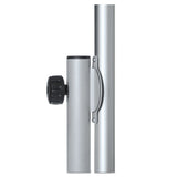 Magnetic Reversible Mobile Easel, Horizontal Orientation, 70.8" X 47.2" Board, 80" Tall Easel, White-silver
