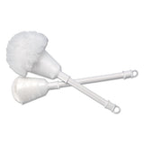 Cone Bowl Mop, 10" Handle, 2" Dia. Head, Plastic, White