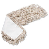 Mop Head, Dust, Cotton, 24 X 3, White