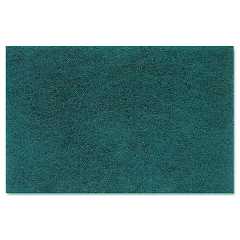 Medium Duty Scour Pad, Green, 6 X 9, 20-carton