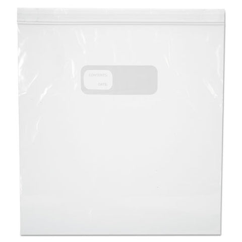 Reclosable Food Storage Bags, 1 Gal, 2.7 Mil, 10.5" X 11", Clear, 250-box