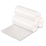 High Density Can Liners, 16 Gal, 7 Microns, 24" X 31", Natural, 50 Bags/roll, 20 Rolls/carton