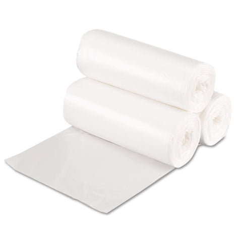 High Density Can Liners, 16 Gal, 7 Microns, 24" X 31", Natural, 50 Bags/roll, 20 Rolls/carton