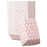 Paper Food Baskets, 1 Lb Capacity, Red-white, 1,000-carton