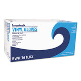 Exam Vinyl Gloves, Clear, Large, 3 3-5 Mil, 1000-carton