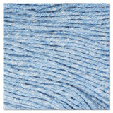 Super Loop Wet Mop Head, Cotton-synthetic Fiber, 5" Headband, Medium Size, Blue