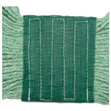 Super Loop Wet Mop Head, Cotton-synthetic Fiber, 5" Headband, Medium Size, Green