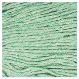 Super Loop Wet Mop Head, Cotton-synthetic Fiber, 5" Headband, Medium Size, Green