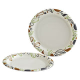 Deerfield Printed Paper Plates, 6" Dia, Coated-soak Proof, 250 Plates-pack, 4 Packs-carton