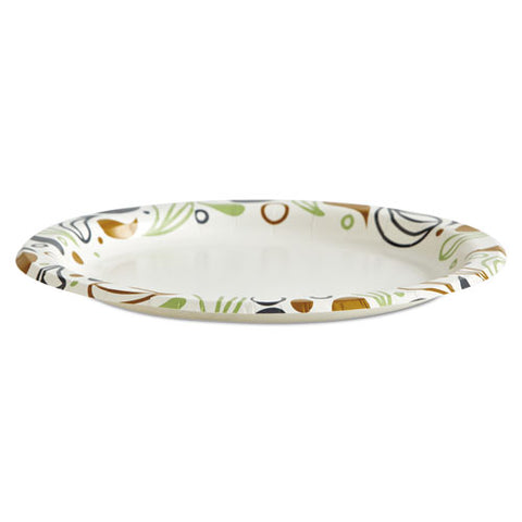 Deerfield Printed Paper Plates, 6" Dia, Coated-soak Proof, 250 Plates-pack, 4 Packs-carton