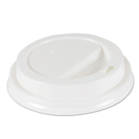 Deerfield Hot Cup Lids For 10oz - 20oz Cups, White, Plastic, 50-pk, 20 Pk-carton