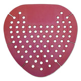 Gem Urinal Screen, Lasts 30 Days, Red, Spiced Apple Fragrance, 12-box