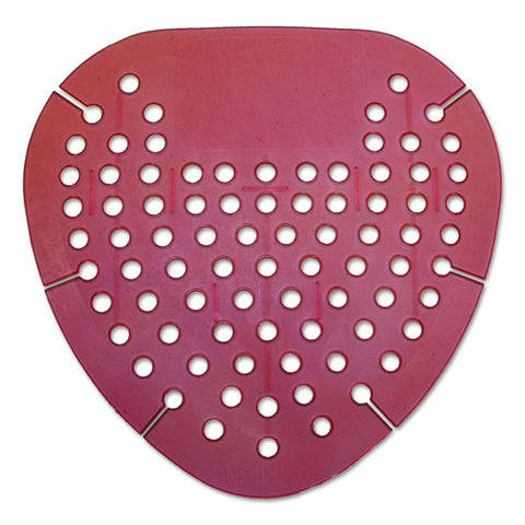 Gem Urinal Screen, Lasts 30 Days, Red, Spiced Apple Fragrance, 12-box