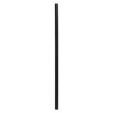 Wrapped Jumbo Straws, 7 3-4", Black, 12500-carton