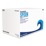 Heavyweight Polystyrene Cutlery, Teaspoon, White, 1000-carton