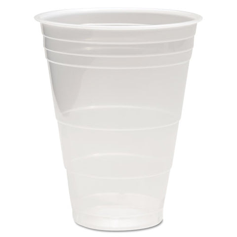 Translucent Plastic Cold Cups, 16oz, Polypropylene, 50-pack