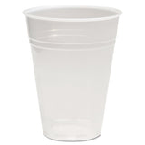 Translucent Plastic Cold Cups, 9 Oz, Polypropylene, 25 Cups-sleeve, 100 Sleeves-carton