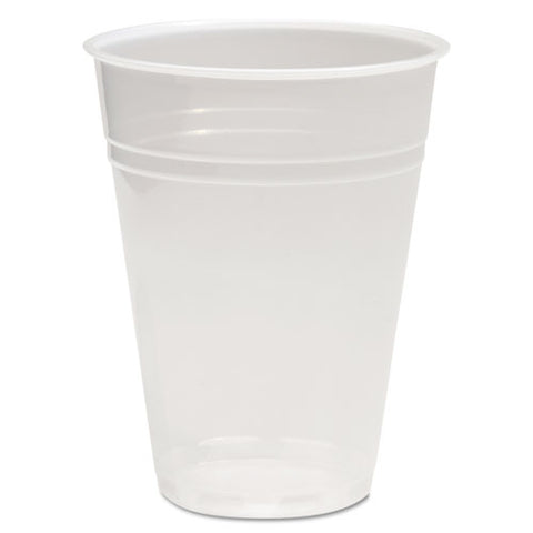 Translucent Plastic Cold Cups, 9oz, Polypropylene, 100-pack