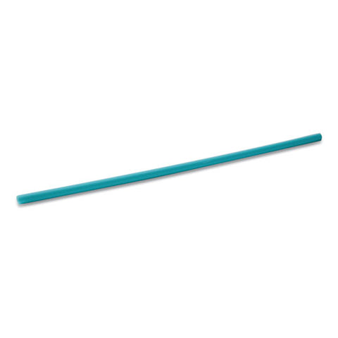 Marine Biodegradable Straws, 7.75", Ocean Blue, Wrapped, 375-box, 10 Boxes-carton