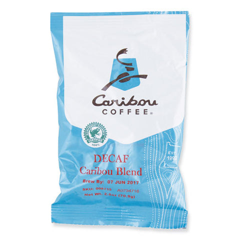 Decaf Caribou Blend Coffee Fractional Packs, 2.5 Oz, 18-carton