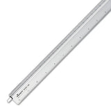 Adjustable Triangular Scale Aluminum Architects Ruler, 12", Silver