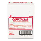 Quix Plus Cleaning And Sanitizing Towels, 13 1-2 X 20, Pink, 72-carton