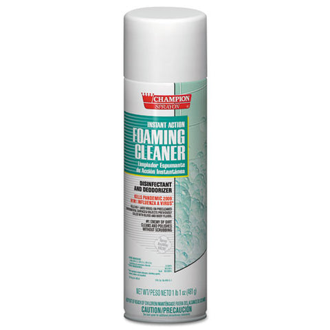 Instant Action Foaming Cleaner-disinfectant, 17 Oz, Aerosol Spray, 12-carton