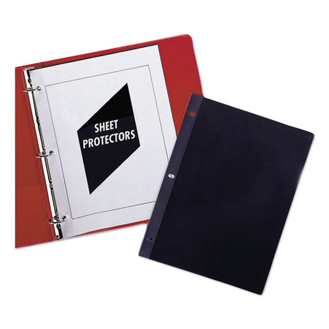 Traditional Polypropylene Sheet Protectors, Heavyweight, 11 X 8.5, 50-box