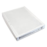 Standard Weight Poly Sheet Protectors, Clear, 2", 11 3-4 X 8 1-4, 50-bx