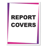 Report Covers, Economy Vinyl, Clear, 8 1-2 X 11, 100-bx