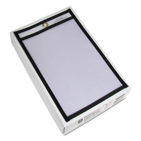 Shop Ticket Holders, Stitched, Both Sides Clear, 25 Sheets, 5 X 8, 25-box