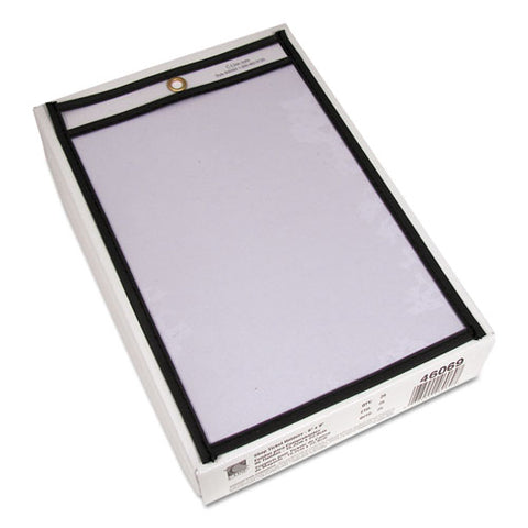 Shop Ticket Holders, Stitched, Both Sides Clear, 50 Sheets, 6 X 9, 25-box