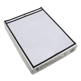 Shop Ticket Holders, Stitched, Both Sides Clear, 75 Sheets, 11 X 14, 25-box