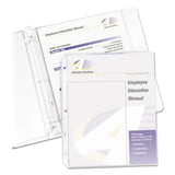 Super Heavyweight Polypropylene Sheet Protectors, Clear, 2", 11 X 8 1-2, 50-bx