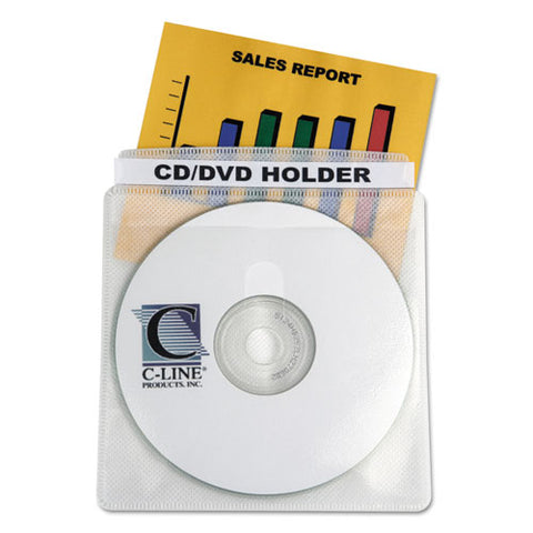Deluxe Individual Cd-dvd Holders, 50-bx