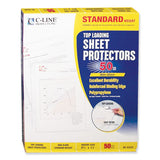 Standard Weight Polypropylene Sheet Protectors, Non-glare, 2", 11 X 8 1-2, 50-bx