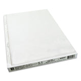 Heavyweight Poly Sheet Protectors, Clear, 2", 14 X 8 1-2, 50-box