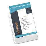 Heavyweight Polypropylene Sheet Protectors, Clear, 2", 8 1-2 X 5 1-2, 50-box