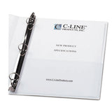 Peel And Stick Add-on Filing Pockets, 25", 11 X 8 1-2, 10-pack