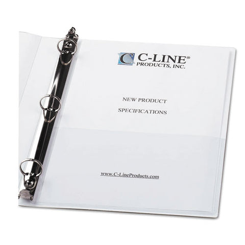 Peel And Stick Add-on Filing Pockets, 25", 11 X 8 1-2, 10-pack
