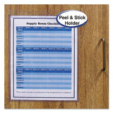 Self-adhesive Shop Ticket Holders, Super Heavy, 50 Sheets, 9 X 12, 50-box